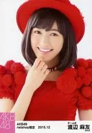 Mayu Watanabe / Upper body / Right Hand Jaw / AKB48 December 2015 net shop only individual Official photo' 2015.12'