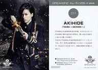 011：BREAKERZ/AKIHIDE/AKIHIDE「YAIBA～AKIHIDE～」/CD「YAIBA[通常盤]」(ZACL-6038)特典トレーディングカード2015