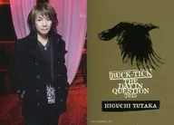 BUCK-TICK / Yutaka Higuchi / Por encima de las rodillas, ropa negra, tela trasera, rosa / BUCK-TICK THE DAY IN QUESTION 2015 Goods Torayca