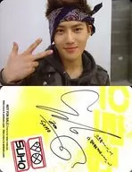 EXO-K/スホ(SUHO)/私服Ver./裏面印刷サイン入り/「Vol.1 XOXO Repackage(リパッケージ) GROWL 」(kiss ver.)【中国盤】特典フォトカード