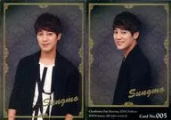 Card No. 005 : Supernova / Sungmo (SungMo) / Rare Card (gold leaf pressed) / 「 Supernova Fan Meeting 2014 I believe 」 Trading Card