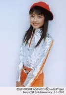 Berryz Kobo / Yurina Kumai / Above the Knee / Costume Silver Orange / Body Diagonally Left / Hat / Metallic / Berryz Kobo 3 rd Anniversary 3.3.2007