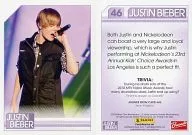 46 : Justin Bieber / regular card / PANINI JUSTIN BIEBER trading card