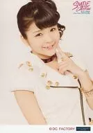 Smiley Face / Yumi Tamura / Upper Body / Costume White / Left Index Finger Face / Smiley Live Tour 2014 Spring ~ Smile Charge ~