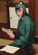 Shuto Washio (Nagatsugu Nakazaike) / Whole-body, Green Costume, Seiza, Both-hands Book, Character Actor Shot / Musical 「 Nintama Rantaro 」 The 4 th Installment, 「 Most Terrible Plan! 」 Replay Official photo