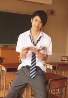 Yuichiro Hirata / Above-the-knee, White Uniform, Two Handed Textbooks, Classrooms / Stage "コカンセツ!" Sales Official photo