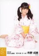 Narumi ICHINO / seated / "2014.08" "netshop limited" individual Official photo