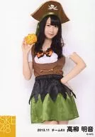 Akane Takayanagi / Above the Knees, Left Hand Pumpkin, Right Hand Hip / SKE48 November 2013 Individual Official photo 「 2013.11 」 「 Halloween 」