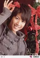 D2 / Ryosuke Ikeoka / Bust Up / Costume Gray / Right Hand Up / Ribbon Included / Christmas Tree / Background Brown / "2011.12" / Official Official photo