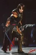 Kinki Kids / Koichi Domoto / Live Photo, Whole Body, Costume Black, Gold, Red, Right Hand Sword, Right Facing, Eye View Left, 2L Size / Endless SHOCK 2014