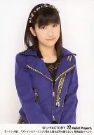 モーニング娘。/佐藤優樹/上半身・衣装紫・顔傾げ/モーニング娘。「ブレインストーミング/君さえ居れば何も要らない」発売記念イベント