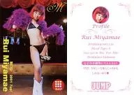 02[プロフィールカード(ホイル仕様)]：宮前るい/プロフィールカード(ホイル仕様)/週刊ヤングジャンプ SPECIAL PROJECT IDOL W VISUAL TRADING CARDS 制コレ 2001 7up !