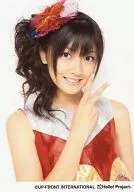 Berryz Kobo / Yurina Kumai / Bust Up / Costume Red Silver / Right Hand Piece / / Background white / Official Official photo