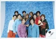 ジャニーズJr./集合(11人)/横型・生田・亀梨・山下・風間・今井・滝沢・背景青/公式生写真