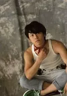 W-inds. / Ryuichi Ogata / Sitting / Tank Top White / No Frame / Official Official photo