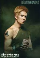 广濑友祐(斯巴达克斯)/上半身·右侧石头·角色生写真/舞台『REVELATION GARDEN-斯巴达克斯的叛乱-」公式生写真