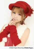 Morning Musume. / Reina Tanaka / Bust up / Costume red / white / Double hand arrangement / Official Official photo