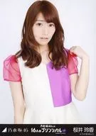 Reika Sakurai / Upper body / "16 Principal Trois" venue limited Official photo