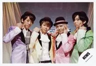 NEWS / Group (4 people) / Horizontal, Upper body, Costume Purple, Yellow, Pink, Green / Official Official photo