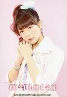 Suzuko Mimori / Bust Up / Costume White / Both Hands Overlap / Background Pink / Gamers Ltd. Point Premium / Official Official photo