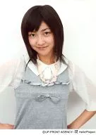 Berryz Kobo / Yurina Kumai / Upper Body / Costume Grey / Both Hands Waist / Background White / 2L Size / Official Official photo