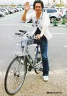 浪川大輔/全身·自行車運動·服裝白·左手方向盤·右手桿/DVD「浪川大輔的女式自行車號，GO！」特典生寫真