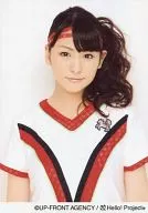 Berryz Kobo / Risako Sugaya / Upper Body / Costume White, Red and Black / Background White / Official Official photo