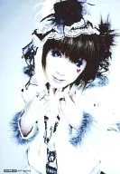 Vidor / Lamé / Upper body / Costume white / Both hands chest / Background white / "SKULL ROSE" / Official Official photo