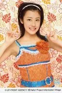 Berryz Kobo / Miyabi Natsuyaki / Upper Body / Costume Orange. Blue / Both Hands / Postcard Size / Alo-Hello