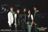 Kansai Johnnys Jr. / Assembly (5 persons) Hukuno Yokoyama Ishida Onoshin / Horizontal, Knee-Up, Printed with signature, Size (151 mm x 228 mm) / Kansai Johnnys Jr. in osaka-jo hall FIRST CONCERT200756