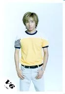 V6 / Ken Miyake / Above Knees / Costume Yellow / White / Both Hand Pockets / Background White / Official Official photo