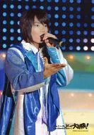 Ya-Ya-yah / Shoo Yamashita / Upper body, costume blue, right hand par, left hand microphone, live photo, no frame, Johnnys Jr.'s great adventure! / Official Official photo