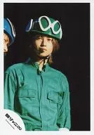 Kanjani Eight / Tadayoshi Okura / Live Photo / Upper Body / Costume Green / Helmet / Kanjani Eight Sentai Infinity Ranger Costume / Earphones / Microphone / Official Official photo