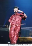 Berryz Kobo / Yurina Kumai / Live Photo / Kneecap / Costume Binding Red / Left Hand Up / Official Official photo