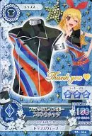 PA-014:黑色彩虹印花衬衫/星宫草莓