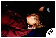 V6 / Ken Miyake / Horizontal, Upper body, Sleeping, Red costume / Official Official photo