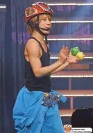 TOCHIGI 0827 : Kanjani Eight / Akihiro Yasuda / Live Photo / Knee-Top / Tank-Top Black / Kanjani Sentai ∞ Ranger Light Blue / Left-hand Sign Ball / Eh! Real? Surprising! TOUR 2007