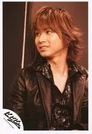 Kinki Kids / Koichi Domoto / Bust up / Jacket black brown / Shirt black silver / Eye left / Official Official photo