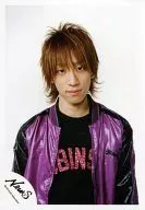 NEWS / Keiichiro Koyama / Bust up / Jacket purple / Inner black / Background white / Official Official photo