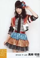 Akane Takayanagi / Above the Knee / Costume Red / Black / Left Hand Hair Ornament / "2013.02" Official Official photo