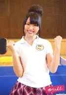 北原里英/膝上·服装白·格子裙·右拍·笑脸/DVD"周刊AKB"特典
