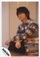 KinKi Kids / Koichi Domoto / Sitting, Knee-High, Costume Gray, Legs, Eye-Left / Official Official photo