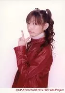 Morning Musume / Maki Goto / Upper Body / Red Jacket / Left Hand Piece / Body Facing Left / Official Official photo