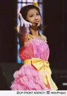 ° C-ute / Erika Umeda / Costume Pink, Above the Knees, Right Hand Par, Background Black, Live Photo / Official Official photo