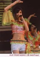 ° C-ute / Erika Umeda / Costume Orange / Above the Knee / Right Hand Up / Left Hand Microphone / Live Photo / Official Official photo