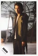 Arashi / Matsujun / Knee-High / Costume black / Gold / Body left facing / Background watch / Monster / Official Official photo