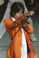 Kanjani Eight / Tadayoshi Okura / Upper Body / Costume Orange / Left Hand Microphone / Right Hand Stick / 2L Size / Kanjani Eight SUMMER SPECIAL 2006 『 Another's ANOTHER 』