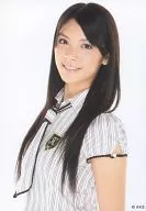 Sayaka Akimoto / Upper Body / Striped Shirt White. Green / Left / AKS / Official Official photo