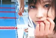 Maki Horikita / Face Up, Left Hand Face / Puzzle Card / Photo Book "Castella" Bonus