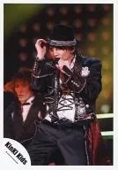 Kinki Kids / Koichi Domoto / Live Photo, Above the Knees, Black Costume, Right Hand Hat, Left Hand Microphone, Back 越岡 / Official Official photo